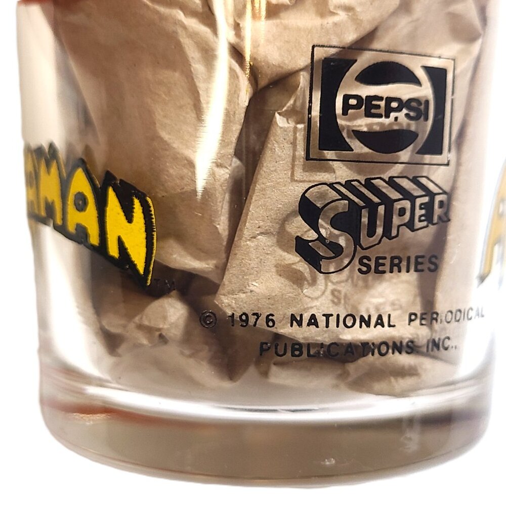 1976 Pepsi Super Series AQUAMAN  Glass Series Cola Soda DC Comic Superhero - Picture 3 of 6